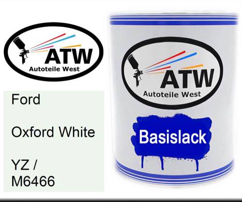 Ford, Oxford White, YZ / M6466: 1L Lackdose, von ATW Autoteile West.